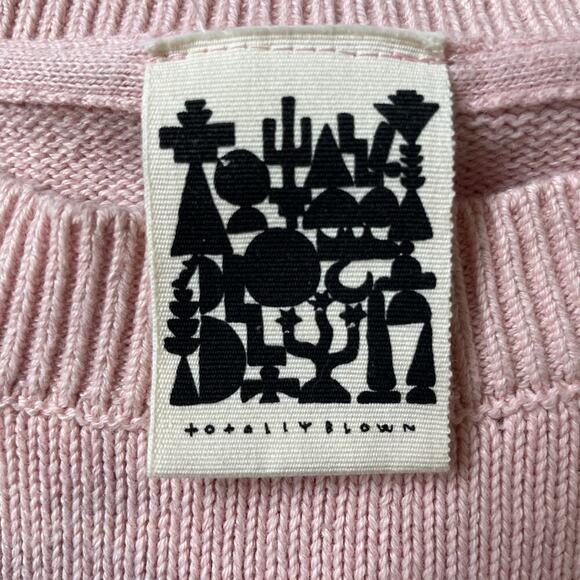 Totally Blown Shotgun Distressed Rose Sweater | Joshua Tree, Size M, EUC, $148 - Picture 6 of 9